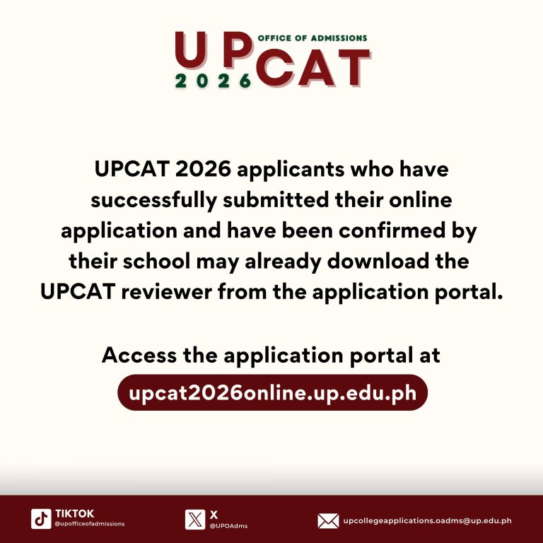 UPCAT 2026 Reviewer