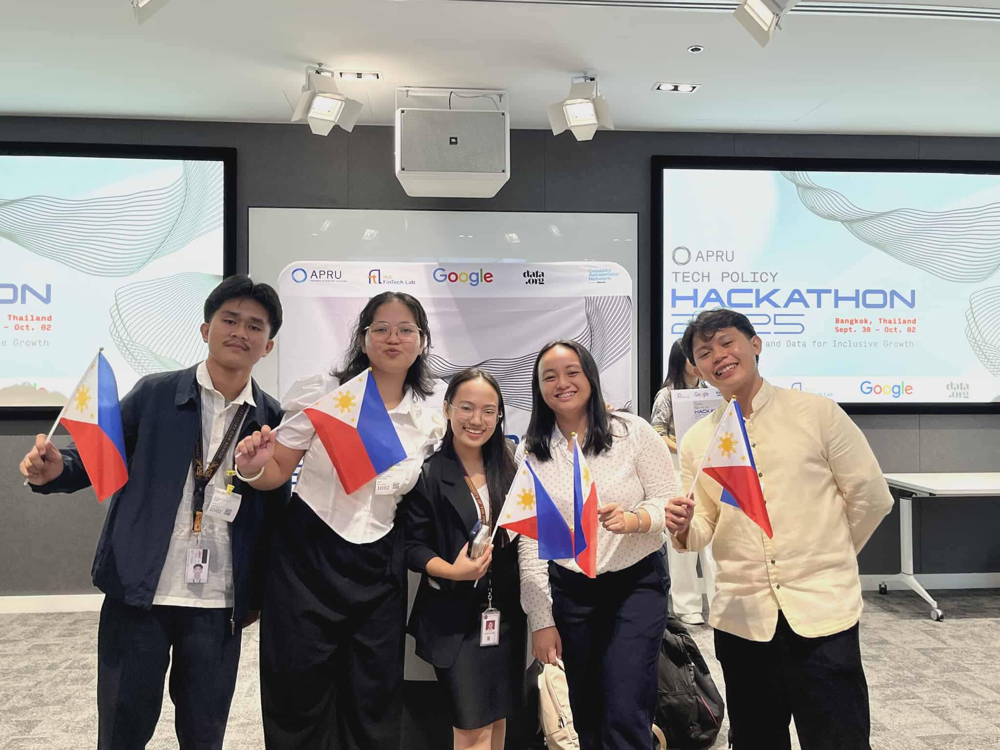 UP Tacloban students place in the top 6 of Asia-Pacific Tech Policy Hackathon