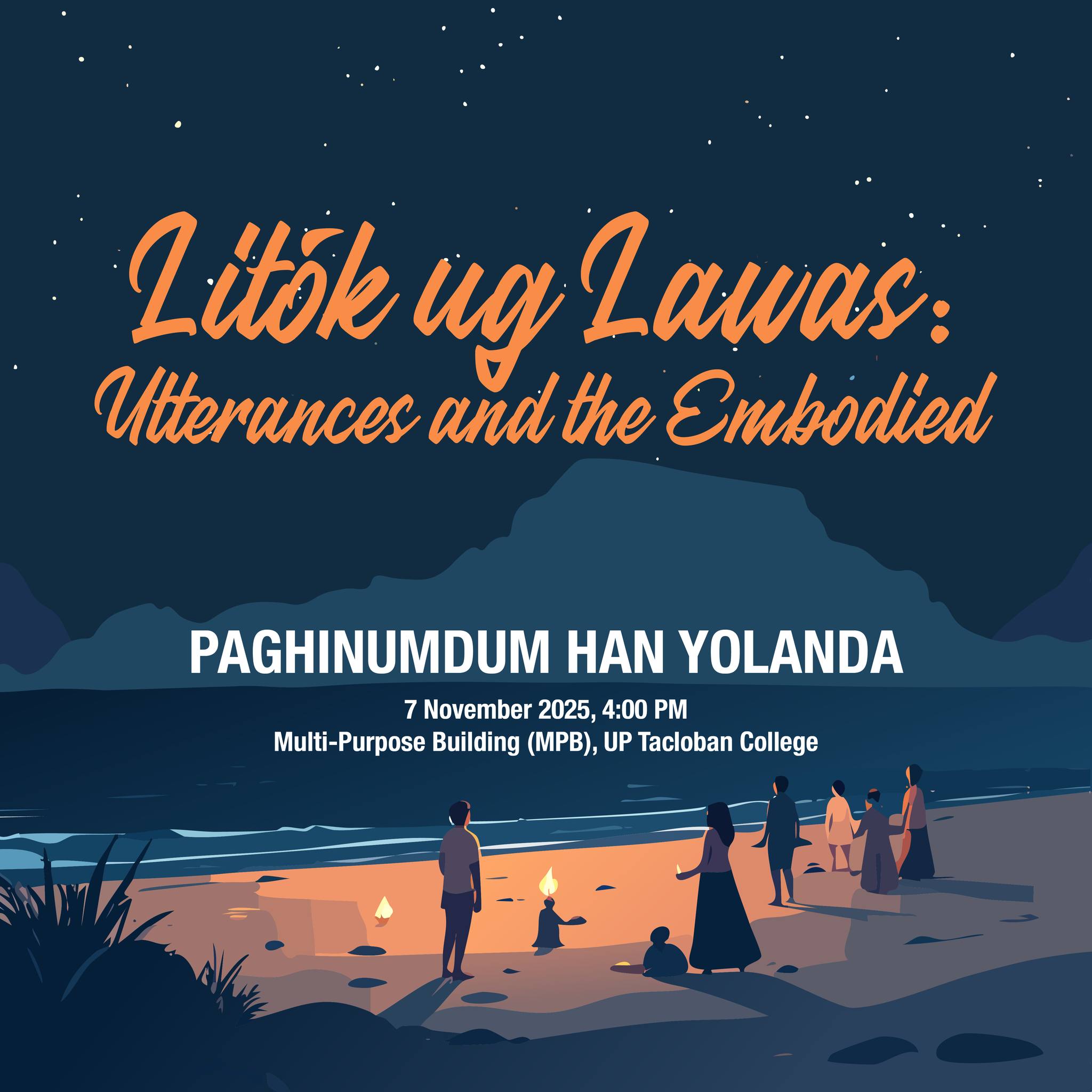 UP Tacloban College marks the 12th anniversary of the Super Typhoon Yolanda